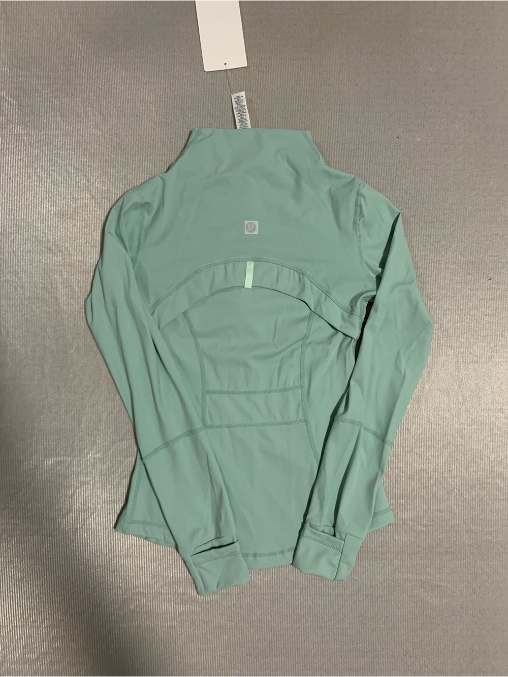 lululemon athletica Seafoam Mint Full-Zip Athletic Jacket - Picture 6 of 6